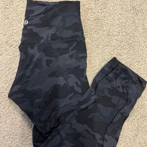 lululemon athletica  Black Camo Leggings